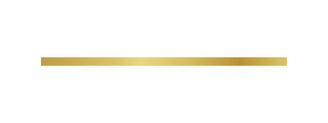 Horizontal gold line with gradient texture © Game