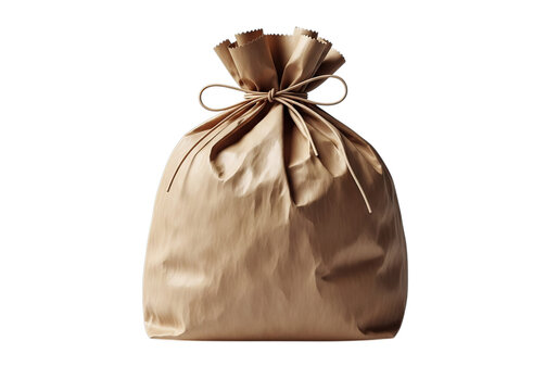 A rustic brown paper gift bag tied with twine presents a thoughtful and eco-friendly packaging solution