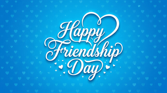 Happy Friendship Day Greeting Card Background