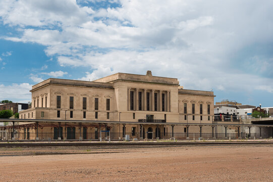 Trackside Burlington Station Omaha Nebraska