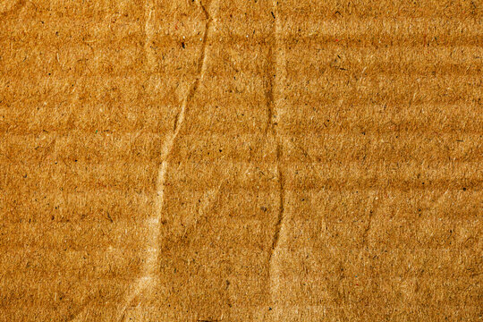 Macro shot of cardboard surface