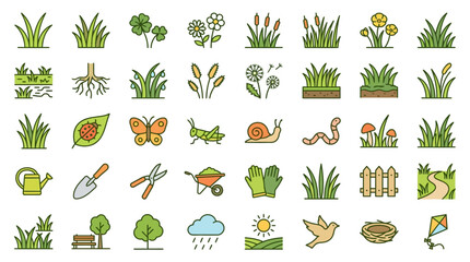 Garden and Nature Icon Set © soka