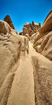 White Tank Monzogranite Formation, Joshua Tree National Park, CA.