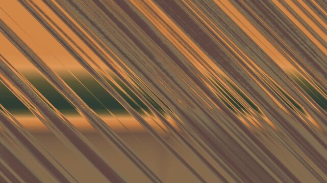This digital abstract artwork features diagonal streaks in warm tones like orange, green, beige, and brown, creating a dynamic and colorful visual effect perfect for modern design.