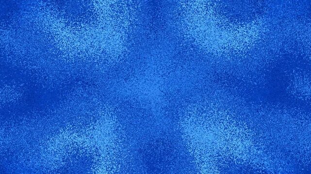 A vibrant, abstract digital pattern featuring bright blue particles and cloud-like textures creating a dynamic, modern background suitable for technology and art themes.
