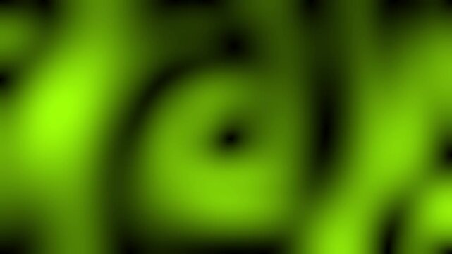 Bright green flowing lines create a dynamic and vibrant abstract background with smooth curves, energetic movement, and contrasting dark and light elements.