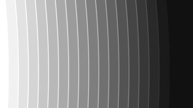 Abstract monochrome motion animation 4k background, with pulsing vertical, light waves and, smooth gradient transitions