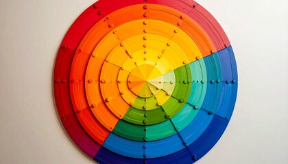 Fototapeta premium Circular Color Wheel with Gradient Spectrum