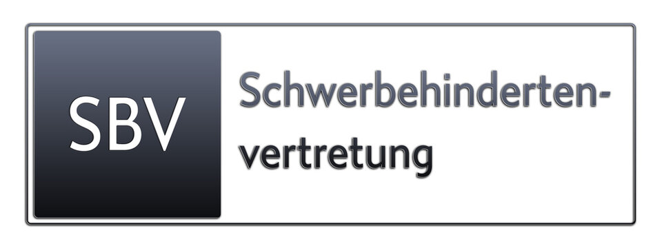 SBV - Schwerbehindertenvertretung - Jura Rechts Abk&uuml;rzung