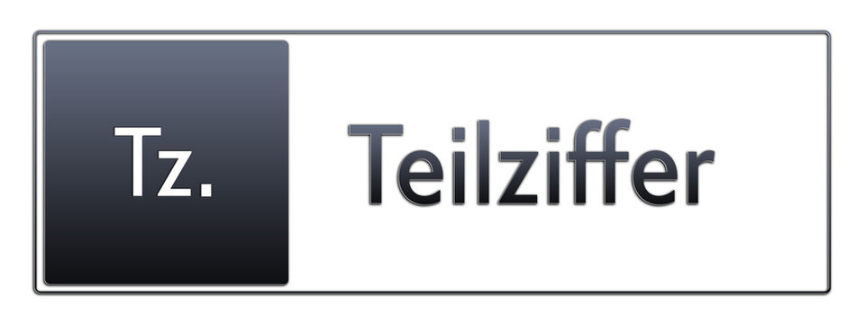 Tz. - Teilziffer - Jura Rechts Abk&uuml;rzung