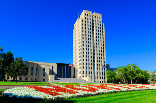 North Dakota State Capitol Building complex Bismarck ND. 07.04.26