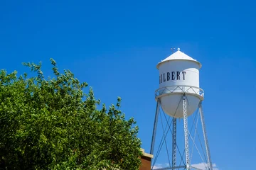 Vintage water tower in Gilbert Arizona © jdoms