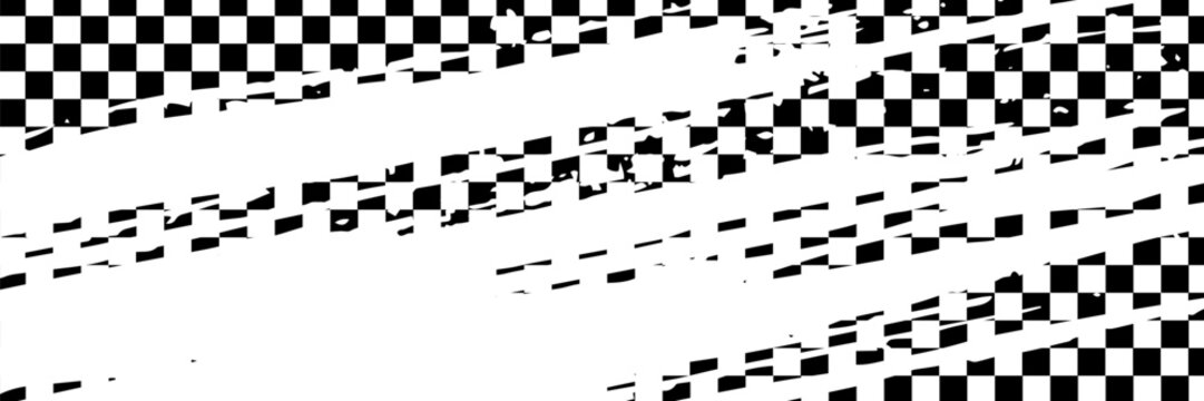 Black and white checkered pattern, Checkerboard seamless pattern