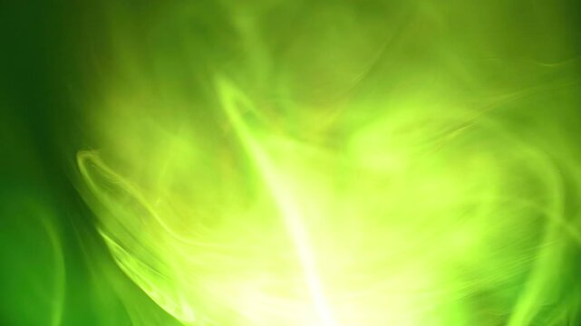 Smoke Green Yellow Lighting Background Bright