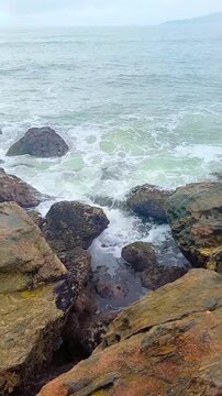 Beautiful S&atilde;o Pedro Beach, located in Guaruj&aacute;-SP