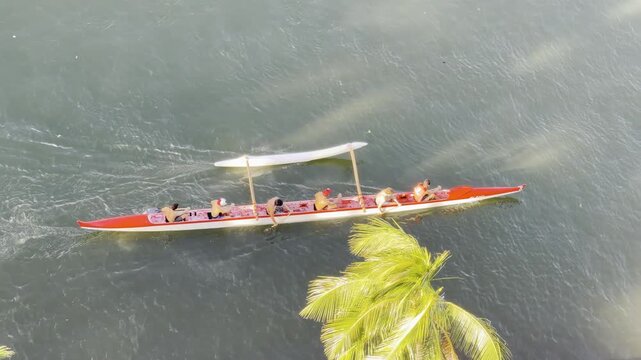 Outrigger boat or Canoe is a watercraft. The Ala Wai Canal is an artificial waterway in Honolulu, Oahu, Hawaii which serves as the northern boundary of the tourist district of Waikiki.