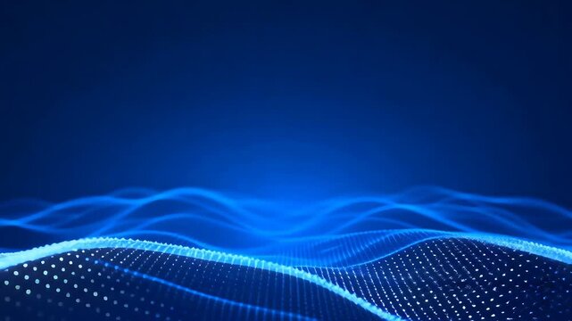 AI Technology Background for Social Media and Online Advertising