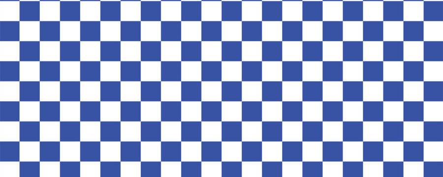 Abstract seamless geometric pattern featuring a classic light blue and white checkerboard or checkered grid design background.