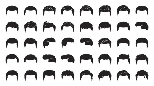 Variety of black eyelash extensions.