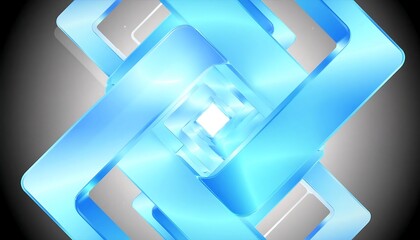 Fototapeta premium Abstract Geometric Light Formation Design.