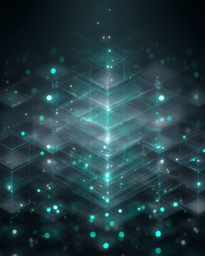 AI observability platform with stacked transparent layers and enterprise monitoring architecture