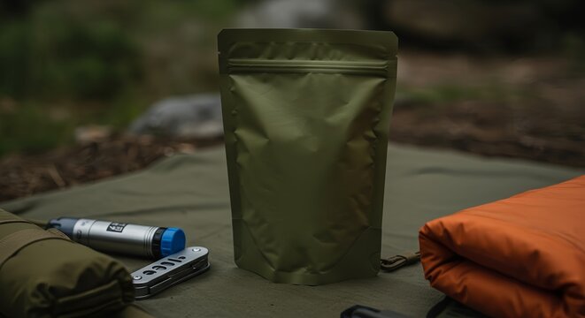 Freeze-dried food pouch emergency