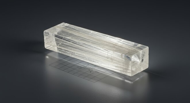 Ulexite TV rock fiber optic
