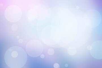 Large luminous bokeh circles drift across a gentle white-to-blue gradient, creating an optimistic, airy feel for website headers, event invites, and ads. © Sergei