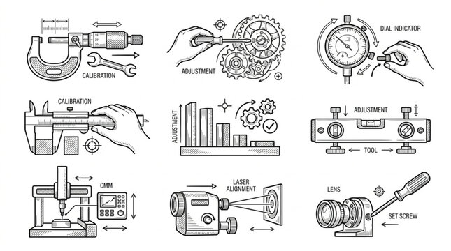Mechanical engineering technical drawings collection.
