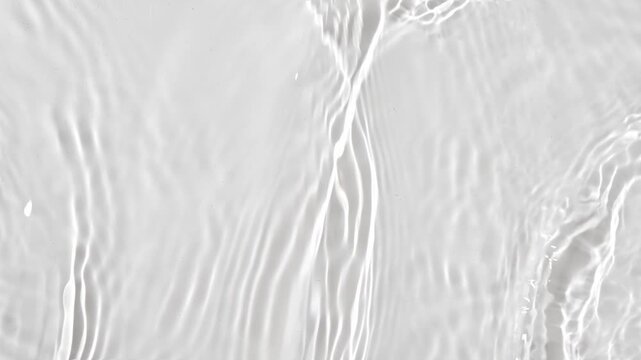 water waves cross each other creating ripples in slow motion.
