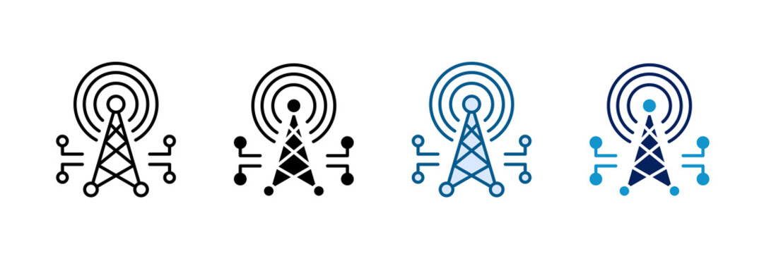 Access Point Icon Set Multiple Style Collection