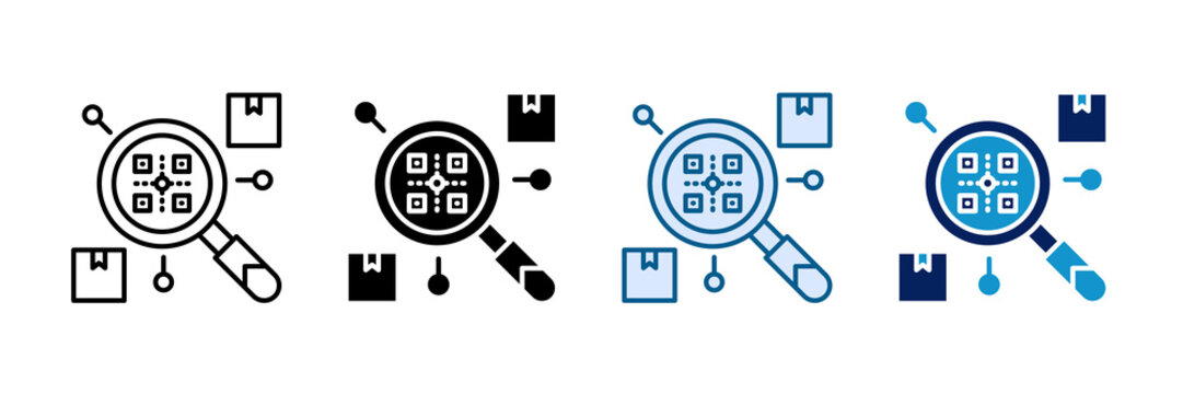 Traceability Icon Set Multiple Style Collection