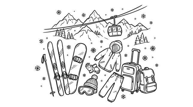 Winter Sports Equipment and Apparel for Skiing and Snowboarding.