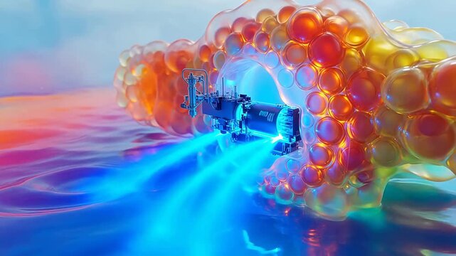 Lipid Membrane with Chemically-Driven Nanopump Transporting Ions