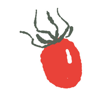 Detailed Rose Hip Fruit with Sepals