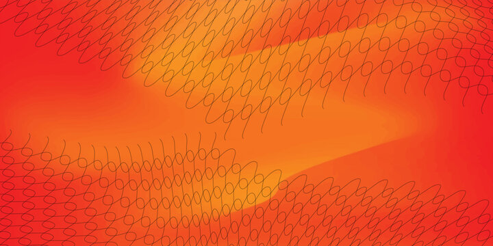 v Abstract Orange and Red Mesh Wave Background With Hexagonal Pattern and Dynamic Gradient Texture,vector