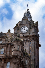 Obraz premium The Balmoral Hotel Clock