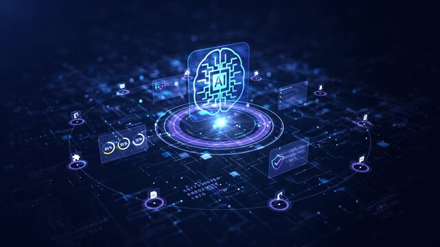 AI agent platform with intelligent neural network, autonomous workflow, data analytics, enterprise automation, and digital ecosystem visualization for next generation artificial intelligence,