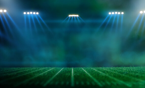 american football stadium 3d	
