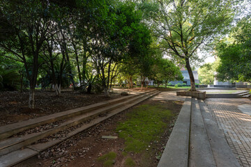 Fototapeta premium The road of City Park in China