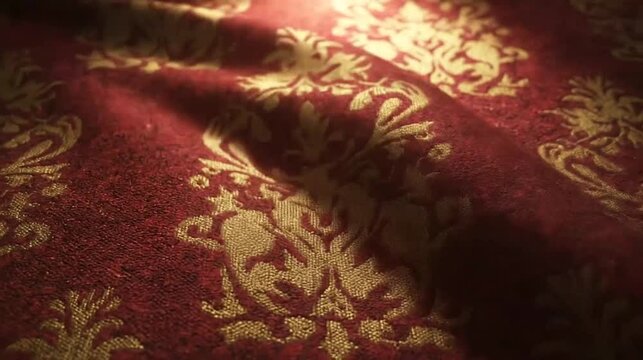 Ornate decorative pattern texture textile close up