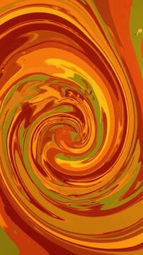 Retro psychedelic liquid art animation with warm vintage colors and a groovy lava lamp aesthetic
