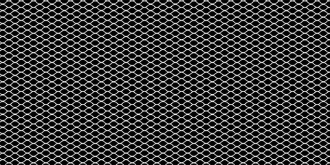 Net texture pattern on white background. Net texture pattern for backdrop and wallpaper. Realistic net pattern with black squares. Geometric background, vector Eps10 © Ubay