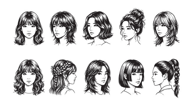 korean hair salon hairstyle collections