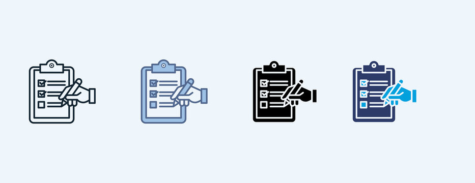 Task Multiple Icon Illustration Vector