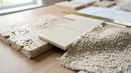 Fototapeta premium tea bags on a wooden table