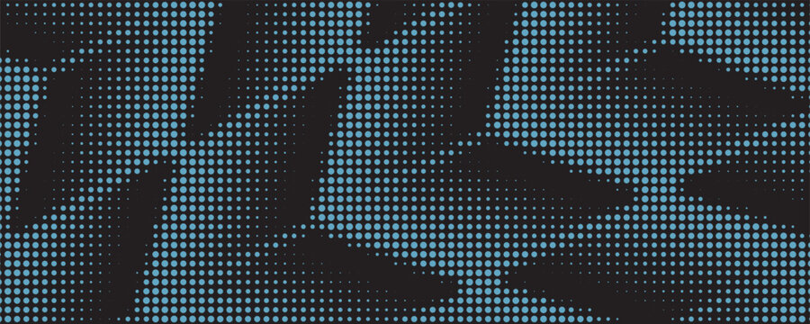 Seamless halftone hexagon shape dot pattern vector, Geometric Halftone Abstract pattern for Fabric and textile printing, sport jersey texture, wrapping paper, backdrops and packaging