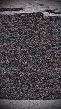 Vintage television signal distortion with colorful static noise and glitchy scan line textures
