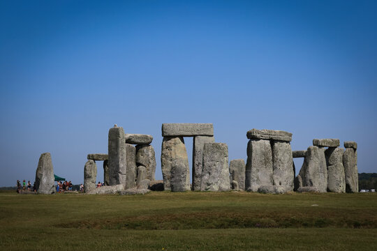 The standing stones of Stonehenge