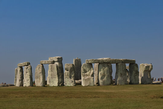 The standing stones of Stonehenge